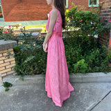 Pink 1950s handmade dress