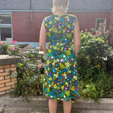 1960s Handmade Hawaiian textiles floral dress