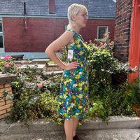 1960s Handmade Hawaiian textiles floral dress