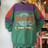 80s/90s Pure sweat colorblock pullover