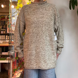 90s Pazzo silk blend marled knit mock neck sweater