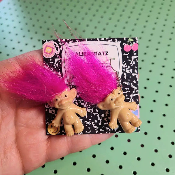 retro doll earrings by alien bratz available at hey tiger louisville