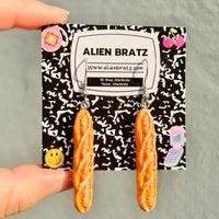 baguette earrings by alien bratz available at hey tiger louisville