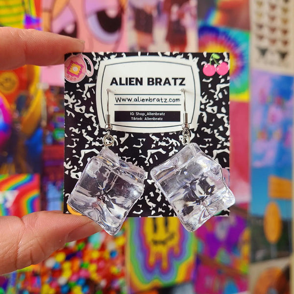 ice cube earrings by alien bratz available at hey tiger Louisville