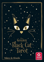 Golden Black Cat Tarot by Helena de Almeida available at hey tiger