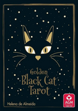 Golden Black Cat Tarot by Helena de Almeida available at hey tiger