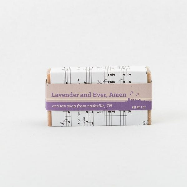 Lavender and Ever, Amen All-Natural Bar Soap // Handmade in Nashville TN by Music City Suds // Hey Tiger Louisville Kentucky 