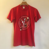 VTG 1982 Univ of Louisville Cardinals Roam in the Dome NCAA basketball tee // size small
