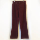 Vintage 1970s LEVIS PLOWBOY Brushed Denim Wide Leg Jeans Ultra High Rise Trousers in a Brownish Cranberry // Hey Tiger Louisville Kentucky Hello 
