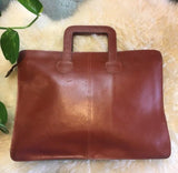 Hey Tiger Vintage retro Leather Express purse handbag laptop iPad briefcase carrier