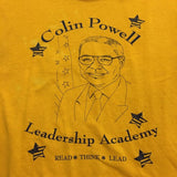 Vintage Colin Powell Leadership Academy tee // unisex retro crew neck t-shirt // size small // hey tiger louisville kentucky