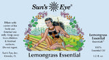 Suns Eye 100% Essential Lemongrass Oil.   Herbaceous and potent, Lemongrass is traditionally associated with balance and clearing. Hey Tiger Louisville Kentucky