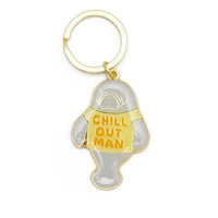 Chill Out, Man Keychain by Lucky Horse Press / hey tiger Louisville 