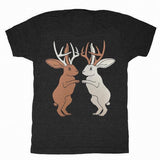 Jackalopes shirt is printed by hand on a high quality, sweatshop-free, vintage inspired tri-blend tshirt by Gnome Enterprises // hey tiger louisville kentucky 