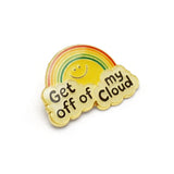 Get Off My Cloud Retro Style Enamel Pin by Lucky Horse Press // Hey Tiger louisville kentucky