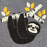 Sloth shirt is printed by hand on a high quality, sweatshop-free, vintage inspired tri-blend tshirt by Gnome Enterprises // hey tiger louisville kentucky