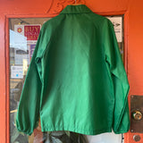Vintage 70s 80s Retro Green Win Wear Lightweight Windbreaker Jacket // Size Small (HT2337)