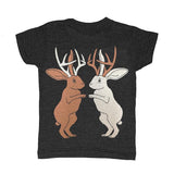 Kid's Jackalopes t-shirt is printed by hand on a high quality, sweatshop-free super soft tri-blend tee by Gnome Enterprises // hey tiger louisville kentucky 