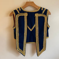 Vintage Sgt Pepper's Marching Band Mariachi Vest // Size X-Small // hey tiger louisville ky