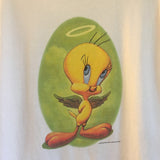 Vintage 90s Tweety Bird Looney Tunes tee // Warner Brothers unisex oversized retro crew neck // hey tiger louisville kentucky