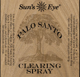 Suns Eye •Palo Santo Clearing Spray•   •Earthy and Potent•   •Traditionally associated with Purification, spiritual Cleansing, and Protection• Hey Tiger Louisville Kentucky