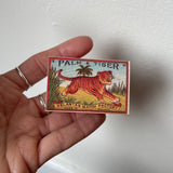 Vintage style Tiger Mini Matchbox