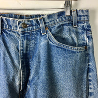 vintage 70s levis orange tab denim jeans // 32 X 34 // super distressed // hey tiger louisville kentucky