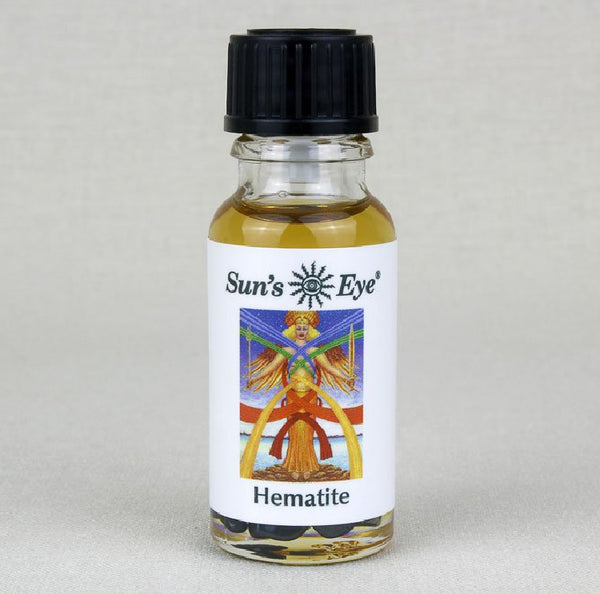 Suns Eye Hematite Oil, featuring Hematite Chips with earthy top notes in a base of Vanilla, is formulated to encourage grounding and practicality when dealing with materialistic concerns. Hey Tiger Louisville Kentucky