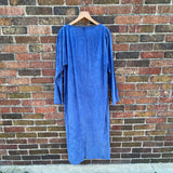 Vintage 70s 80s Ultrasuede Facil dress // Made in the USA // Medium Large (HT2370)