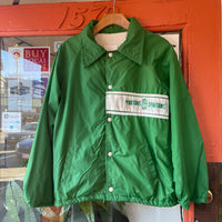 Vintage Retro MSU Spartans Green Lightweight Lined Windbreaker Jacket // hey tiger louisville