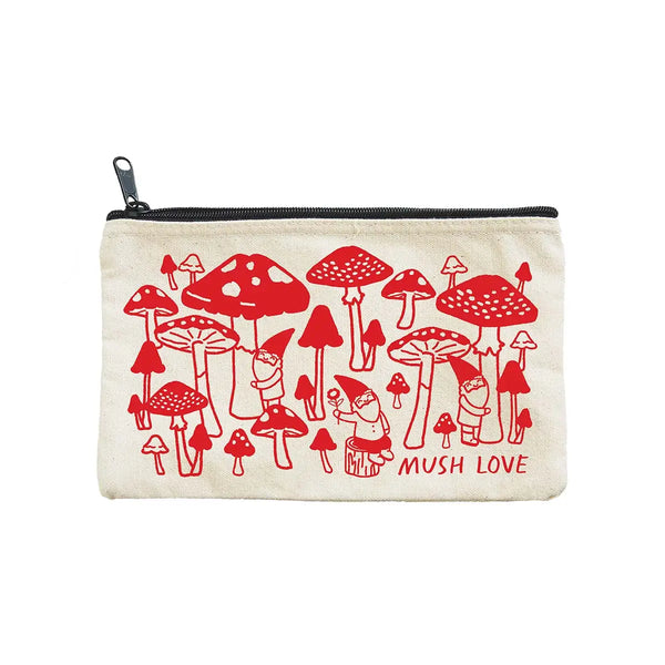 Gnome Mushroom Pouch by seltzer goods / hey tiger louisville
