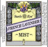 Suns Eye •French Lavender Mist Room Spray•   •floral and fresh•   •Traditionally associated with calming and nurturing relaxation• Hey Tiger Louisville Kentucky