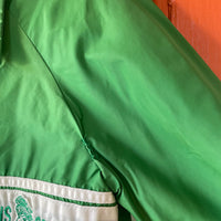 Vintage Retro MSU Spartans Green Lightweight Lined Windbreaker Jacket (HT2336)