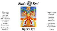 Suns Eye Tiger’s Eye Oil, featuring Tiger’s Eye Chips with a dry top note in a base of Sandalwood, is formulated to amplify protection, courage, and good luck. Hey Tiger Louisville Kentucky 