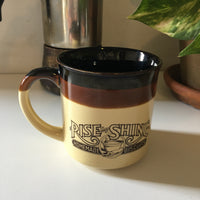 Vintage 1986 Hardee's Rise and Shine Homemade Biscuits Coffee Mug // hey tiger louisville kentucky