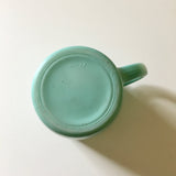 Vintage Aqua Seafoam Milkglass coffee mug // retro kitsch kitchen home goods // Hey Tiger Louisville Kentucky 