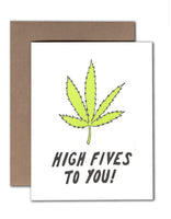 High Fives to You Notecard