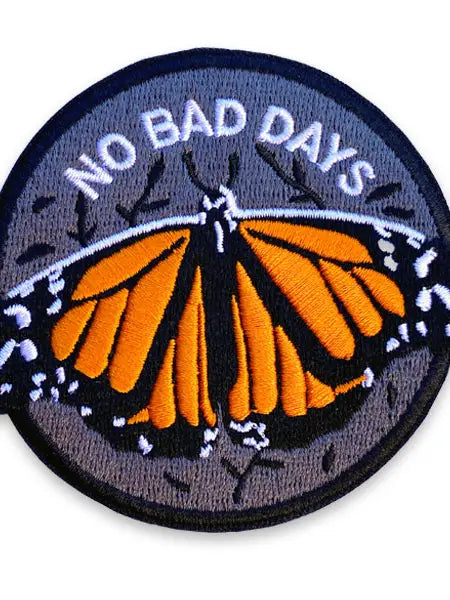 no bad days monarch patch by groovy things co made in usa // hey tiger louisville