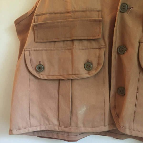 Vintage Weather-Rite cotton fishing hunting jacket // size large