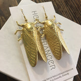 Giant Cicada Earrings // handmade by Hello Stranger // hey tiger louisville kentucky 