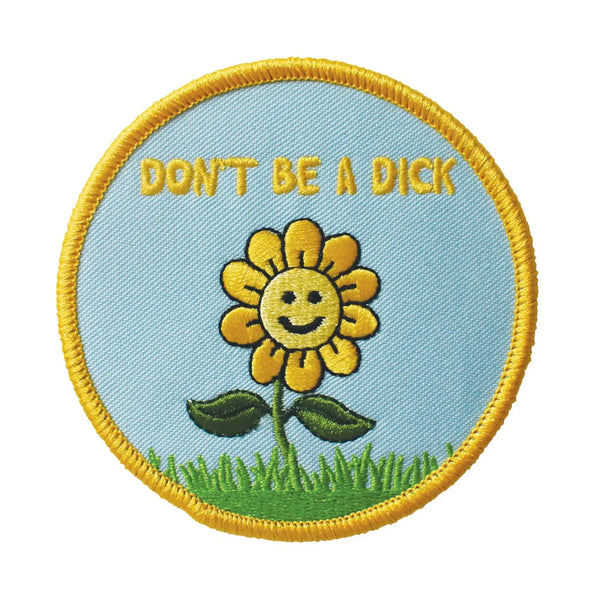 Don't Be a Dick Embroidered Patch by Retrograde Supply Co // hey tiger louisville 