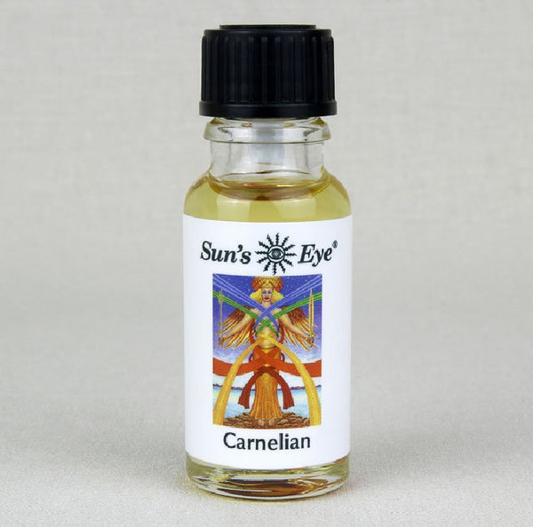 Suns Eye Carnelian Oil, featuring Carnelian Chips with a floral top note in a base of Musk, is formulated to enhance creativity and intimacy. Gemscents are created by combining gemstones and oils that are energetically compatible to elevate or enhance the associated qualities. Hey Tiger Louisville Kentucky 