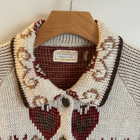 Vintage 60s 70s folk sweater knit PONCHO cape Wrap. Woven Shawl Boho Bohemian Kimono Coat // Sturbridge by Roosevelt// One Size