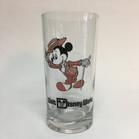 Vintage Mickey Mouse Walt Disney World glass // retro kitsch // kitchen home goods decor souvenir // Hey Tiger Louisville Kentucky 